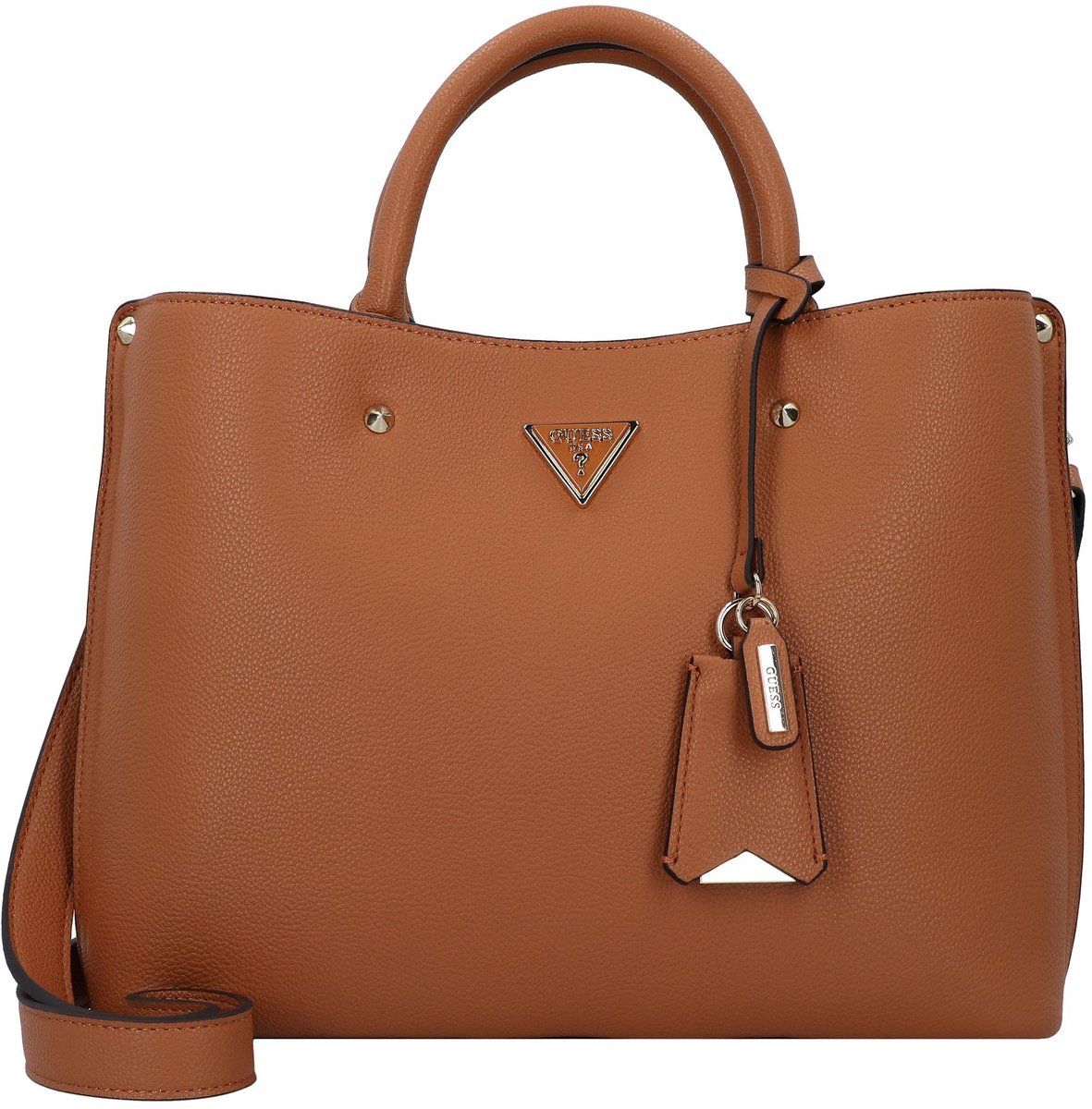 Guess Meridian Ii Girlfriend Satchel - Schoudertas - 4 Vakken - Cognac