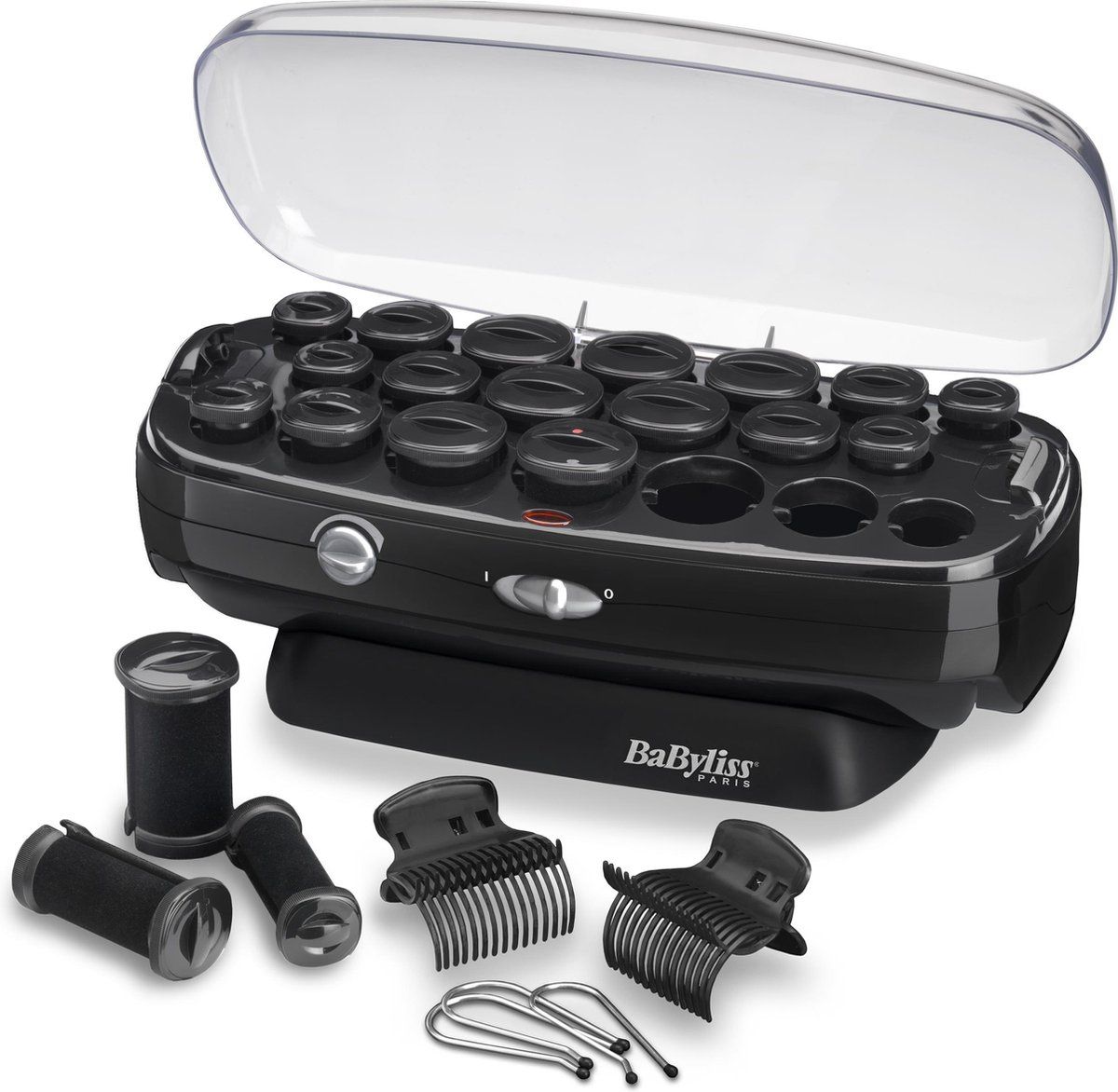 BaByliss RS035E - Thermo Ceramic Rollers Krulset - 20 Keramische rollers - Zwart