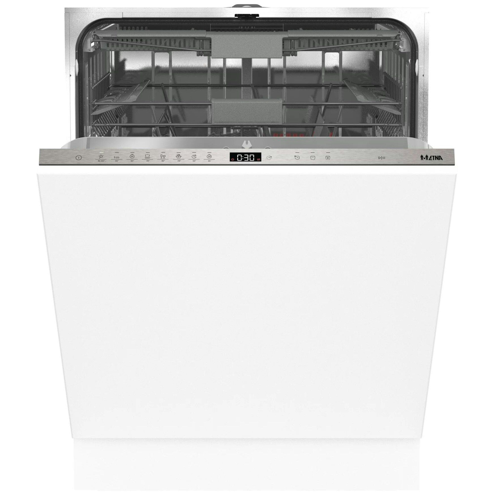 Etna VW344N - Volledig geïntegreerde vaatwasser - Besteklade - 44 dB