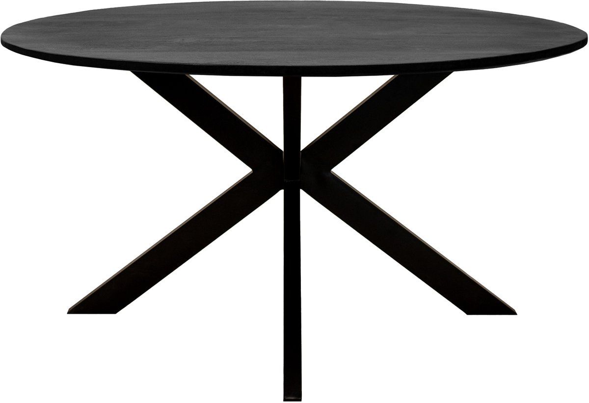 Kick Eettafel Jake - 140cm - Zwart
