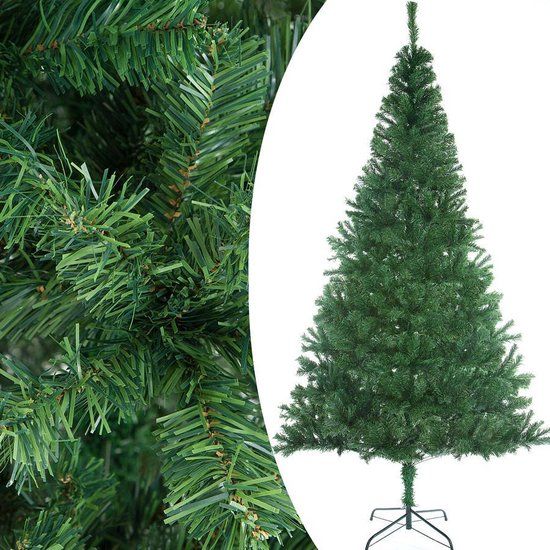 Casaria Kerstboom 150 Cm Pvc - Metalen Voet– Groen