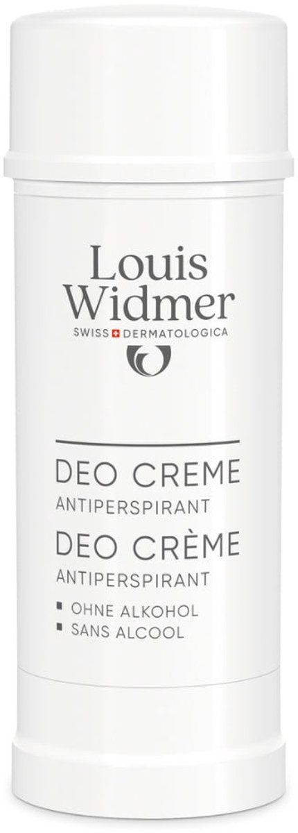 Louis Widmer - Anti-Transpirant Crème - Alcoholvrij - 40 Ml