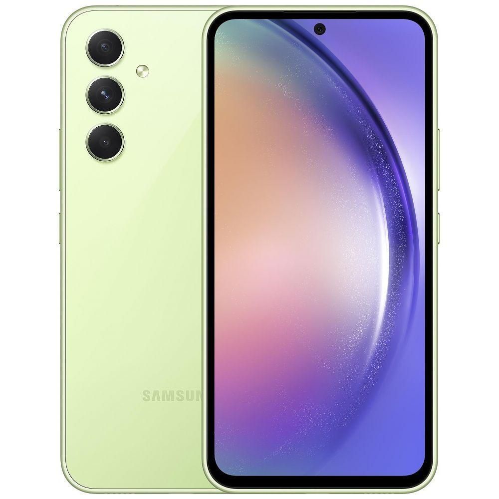 Samsung Galaxy A54 - Limoen - 128 GB - Fysieke simkaart + eSIM