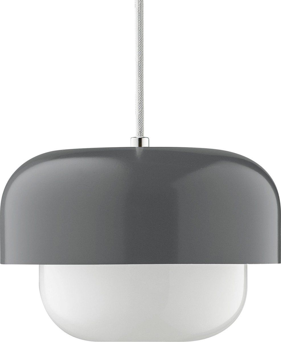 Dyberg Larsen Hanglamp Haipot 15 X 23 Cm E27 Staal 60w Grijs