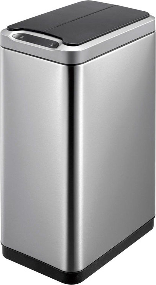 Eko Phantom Sensor Bin - Prullenbak 30L - Automatische Sensor - Mat Rvs Zwart