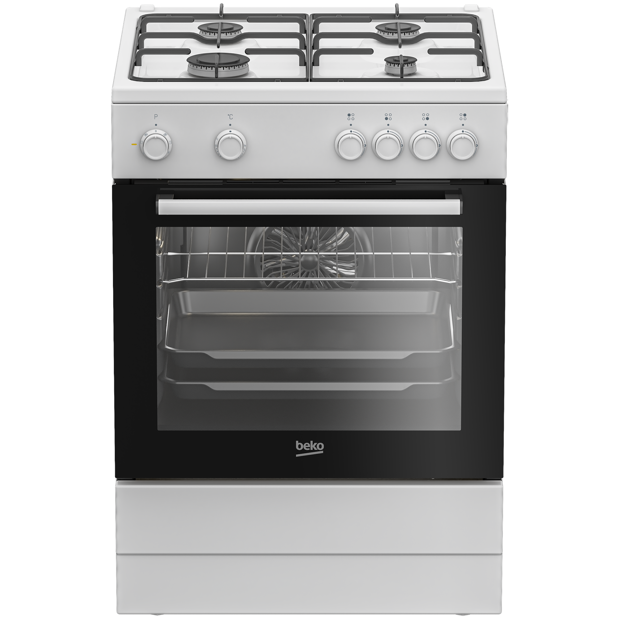 Beko FBM6202WNL - Vrijstaand fornuis - AeroPerfect - Wit