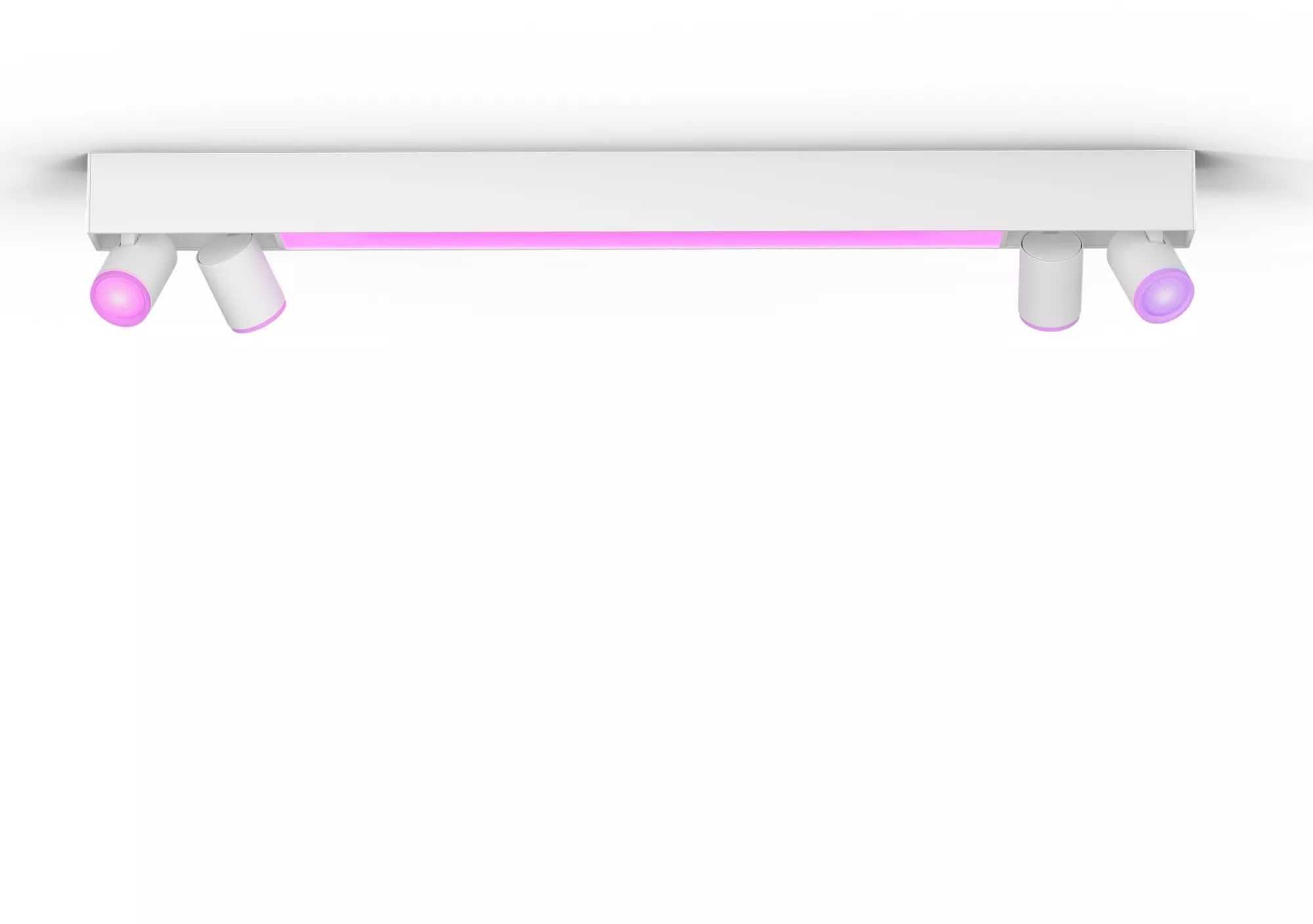 Philips Hue Centris - 4-lichts inbouwspot - Slimme verlichting met 16 miljoen kleuren - Wit