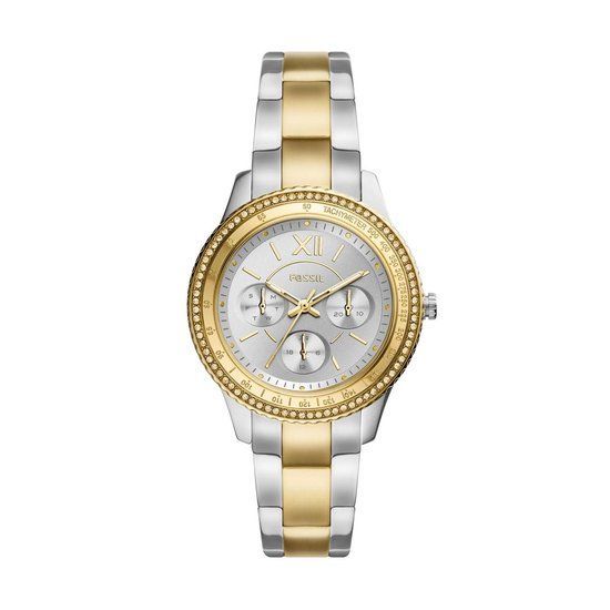 Fossil Stella Sport ES5107 - Dameshorloge 37 Mm - Goudkleurig