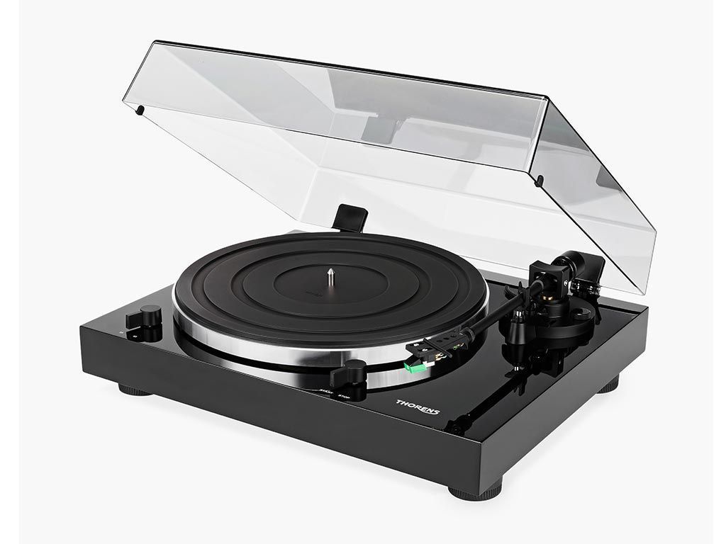 Thorens Td 202 - Handmatige Platenspeler - Snaaraangedreven Met Usb - Zwart