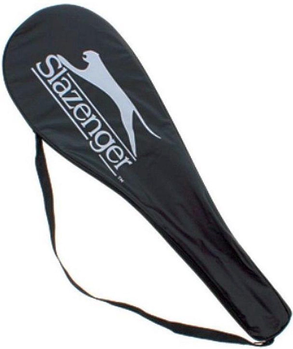 Slazenger 2 Persoons Badminton Set - 2 Rackets - 2 Shuttles - Blauw