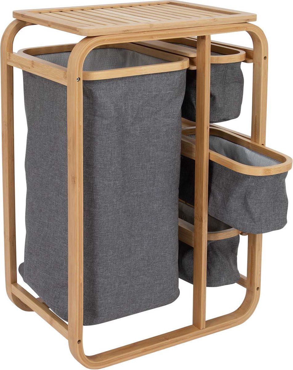 Bo-Camp Kemptown - Urban Outdoor - Kast Met 4 Manden - Grijs