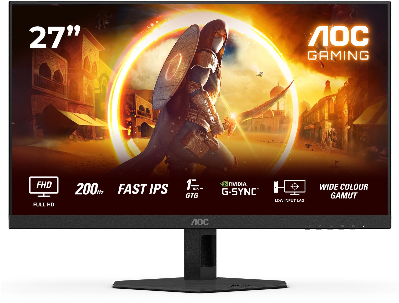 AOC 27G4HRE - Gaming Monitor - 27"- 200Hz - Zwart
