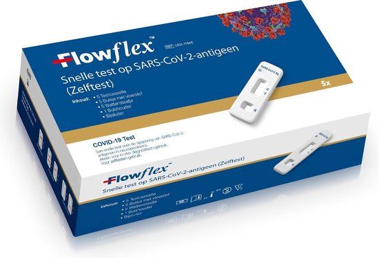 Merkloos Acon Flowflex Zelftest Corona, Covid 19 – 5 Stuks – Nl Handleiding