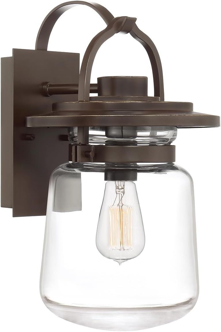 Elstead Quoizel Lasalle - Buitenwandlamp - IP44 - Western Bronze