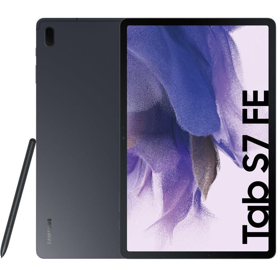 Samsung Galaxy Tab S7 FE (12.4", 2021) - Zwart - 128 GB - WiFi