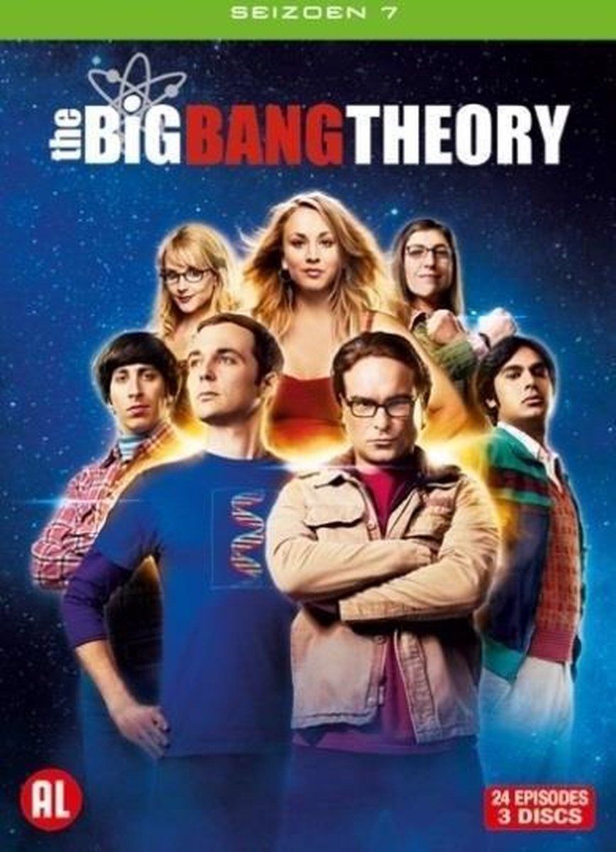 Johnny Galecki Big Bang Theory - Seizoen 7 - Dvd Met 24 Afleveringen (3 Stuks)