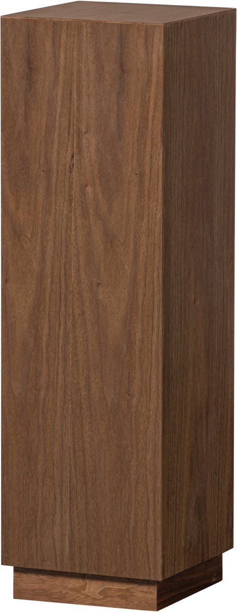 Woood Enid - Plantenstandaard - Notenhout Fineer - 80x24x24 Cm - Bruin
