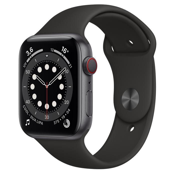 Apple Watch Series 6 - 44mm - Aluminium - Spacegrijs - GPS + Cellular