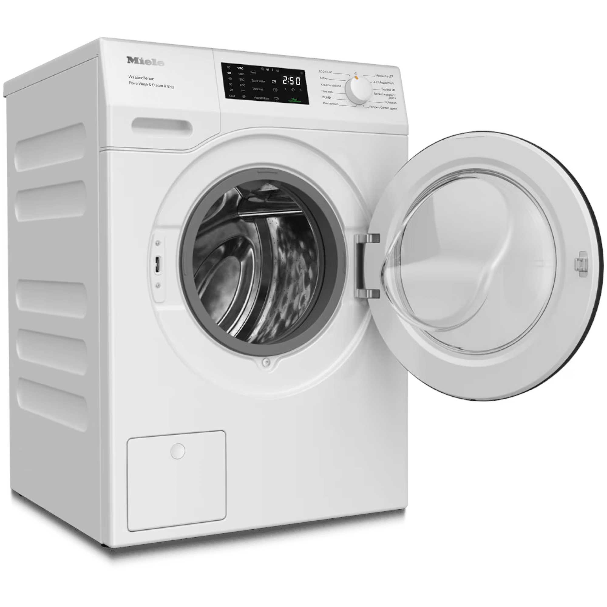 Miele WEC395 WPS - Wasmachine - QuickPowerWash - 8 kg - Lotuswit refurbished, photo 3