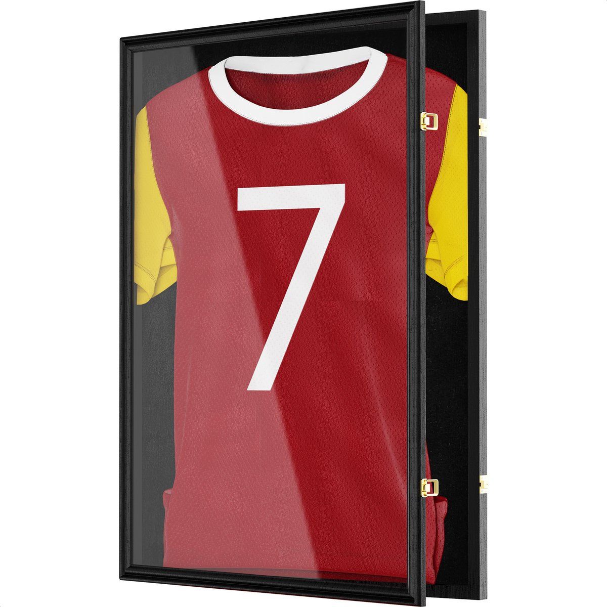 Avalo Wissellijst 80x60 Cm - Openklapbare Fotolijst Voor Sportshirts - Zwart
