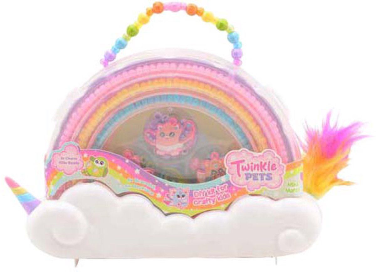 Johntoy Twinkle Pets Unicloud - Kralenset - Creatieve speelset kinderen - Meerkleurig