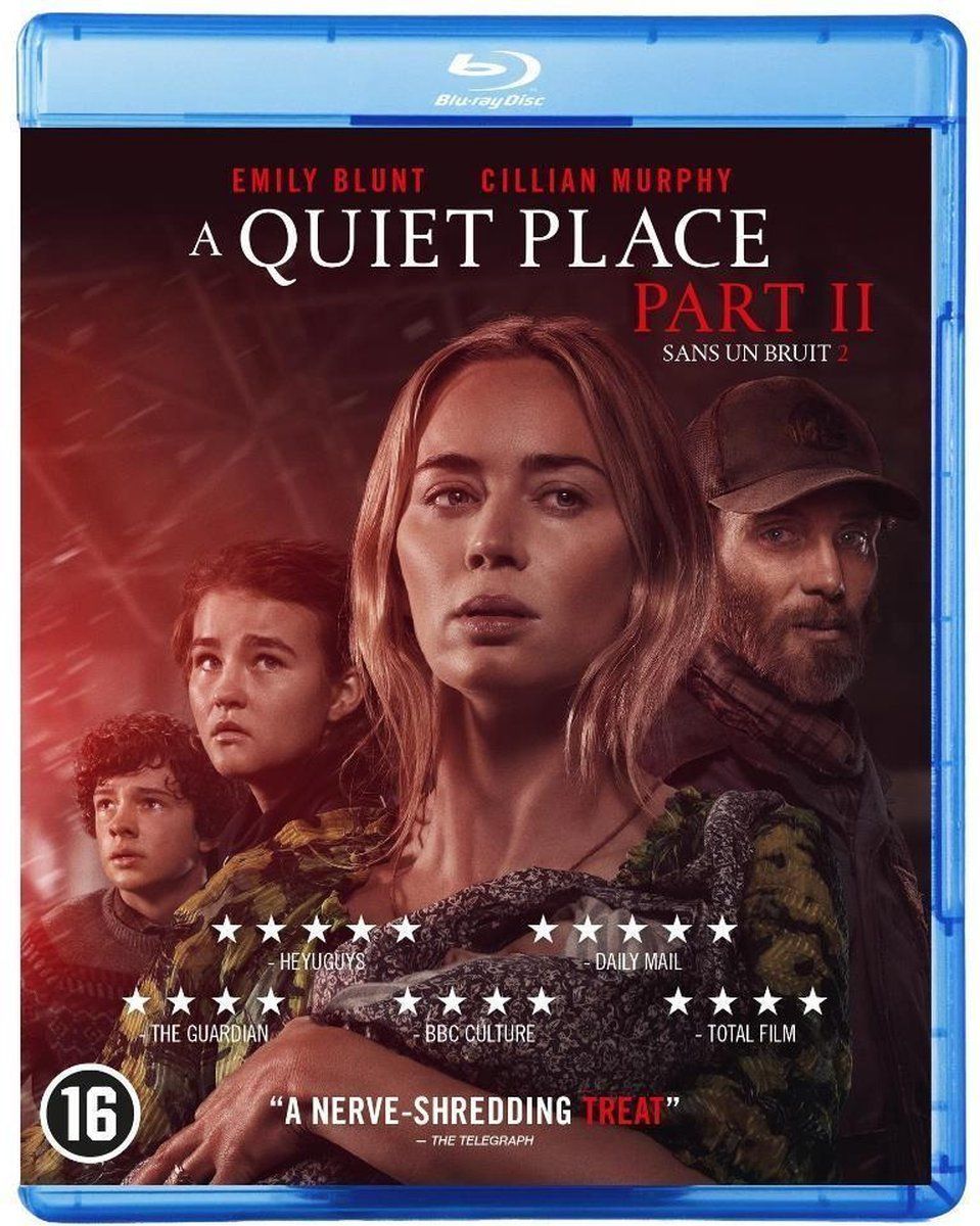 Cillian Murphy A Quiet Place Part Ii - Blu-ray - Vervolg Op Succesvolle Horrorthriller (2020)