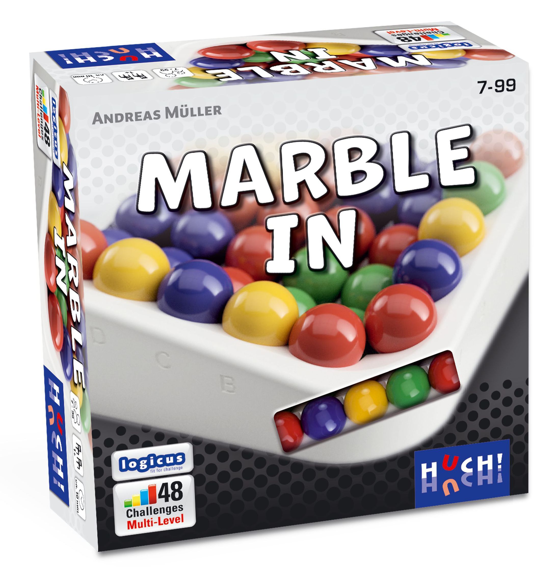 Marble Inn Logicus - Knikker spel - Strategisch plannen - (Let op! !)