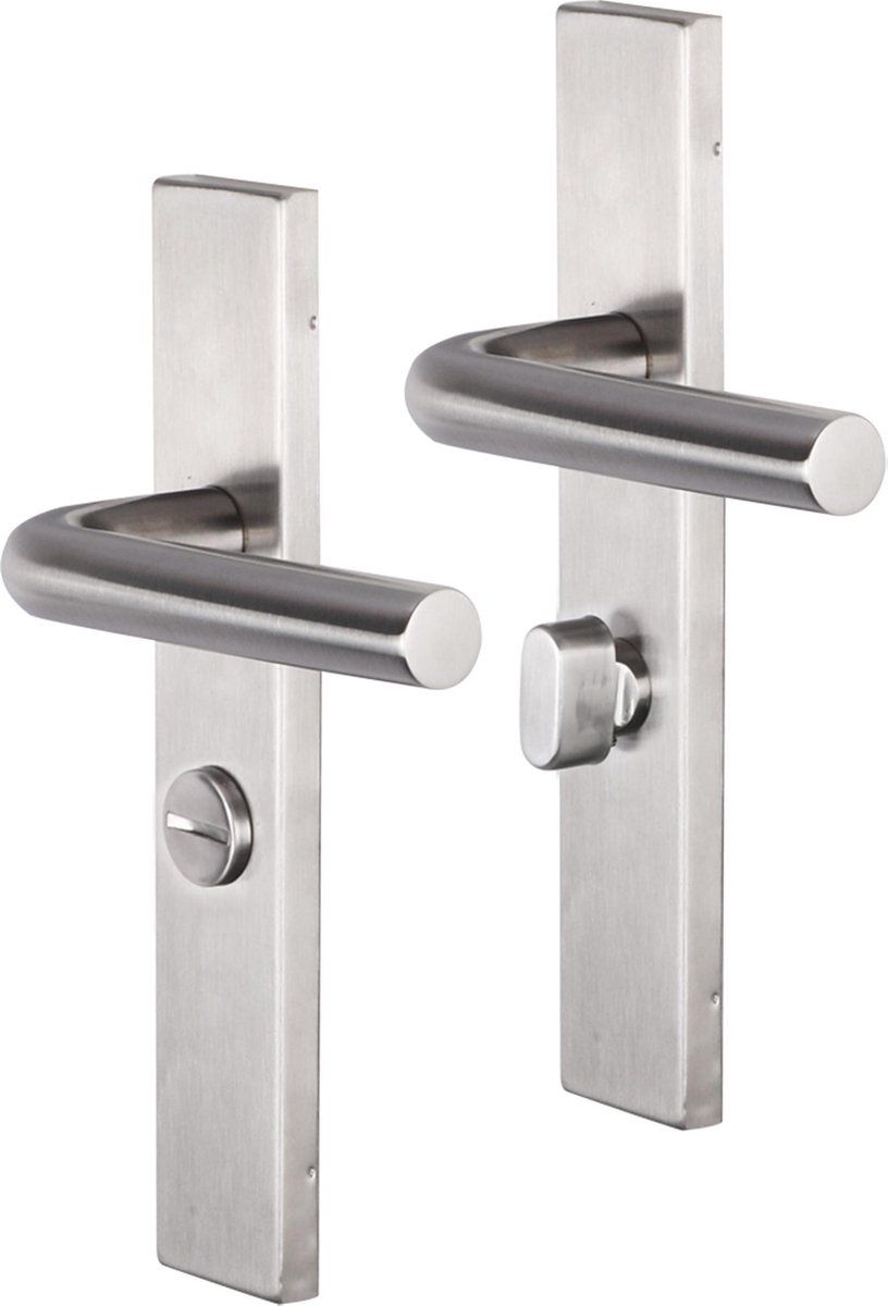 Impresso Dursley - Deurbeslag - Toiletsluiting - Zilver