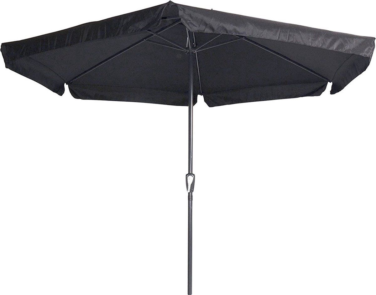 Stokparasol Gemini 300 Cm Met Volan Zwart