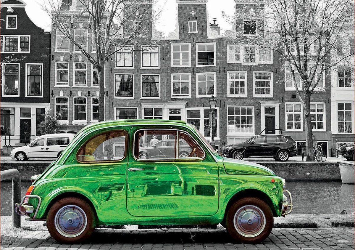 Educa - Auto in Amsterdam - Legpuzzel 1000 stukjes 68 x 48 cm