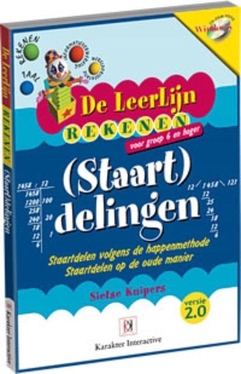 Karakter LeerLijn - Wiskunde cd-rom - Staartdelingen groep 6-8 - EAN 9789061126621