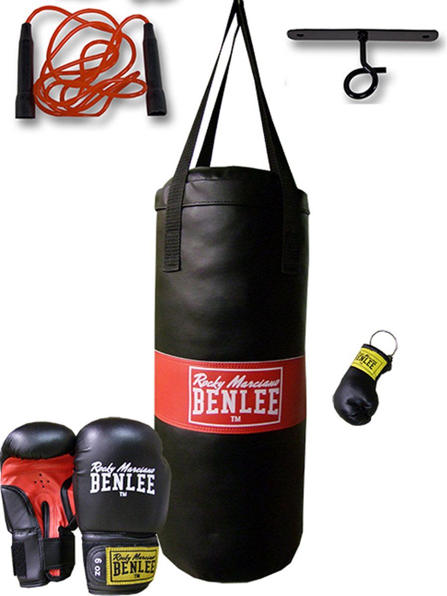 Benlee Punchy Boks Set Zw/rood