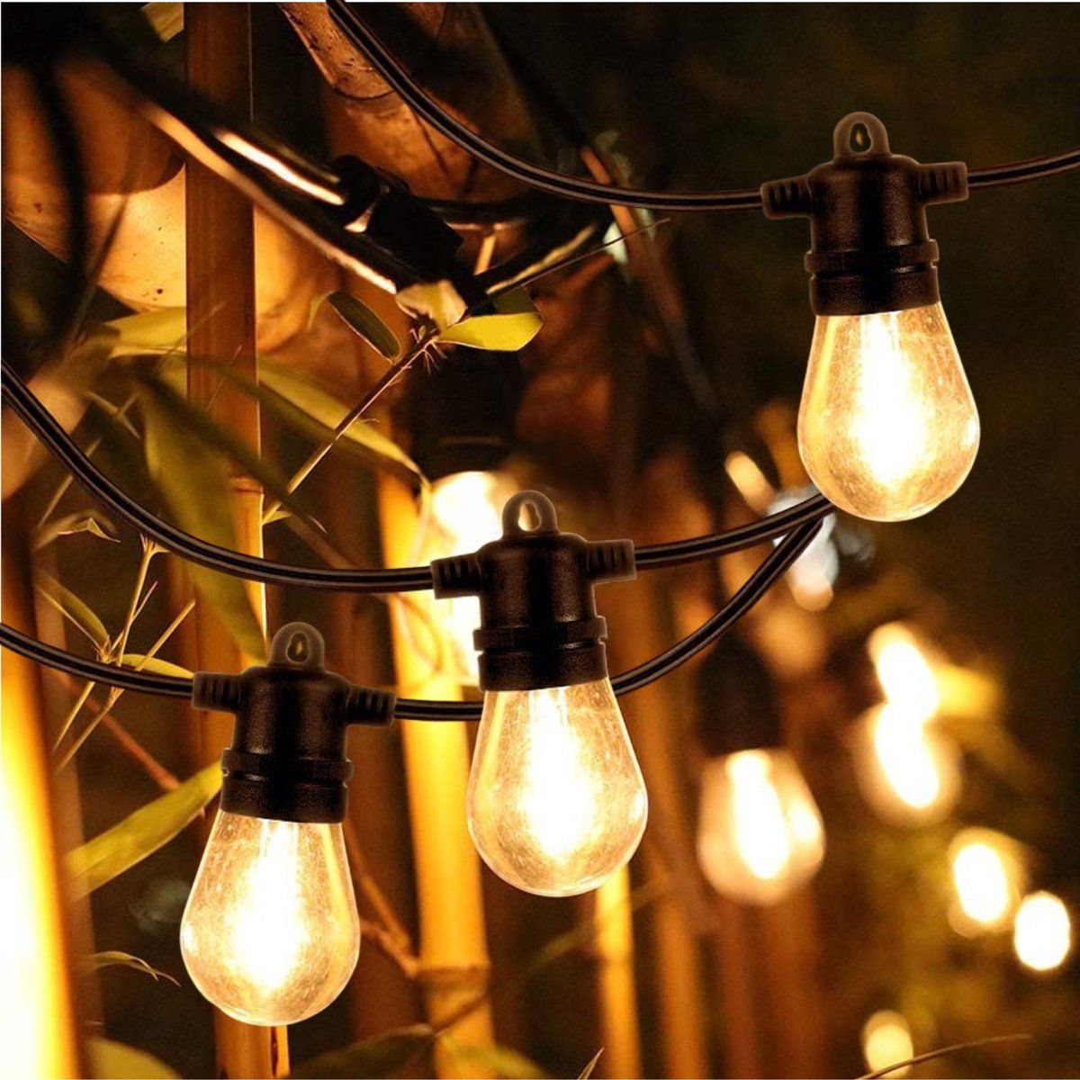 Shine - Led Lichtsnoer Buiten - 15 Meter - Waterdicht - Solar Met Afstandsbediening