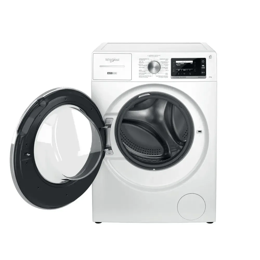 Whirlpool W8 89AD SILENCE BE - Wasmachine voorlader - 8 Kg - SupremeSilent 1400T - Zwart refurbished, photo 3