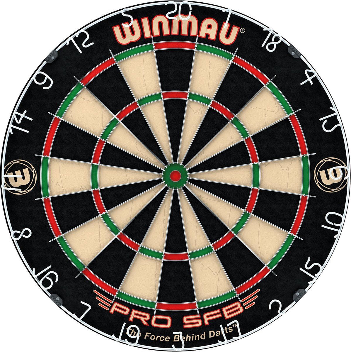 WINMAU Pro-SFB - Dartbord - 450 mm diameter - Cliple II-technologie