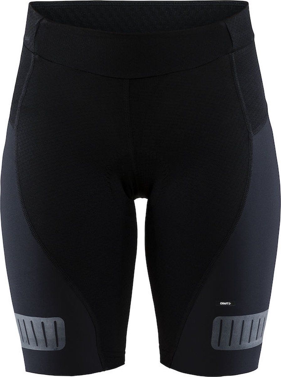 Craft Hale Glow Shorts W Fietsbroek Dames - Maat S - Zwart