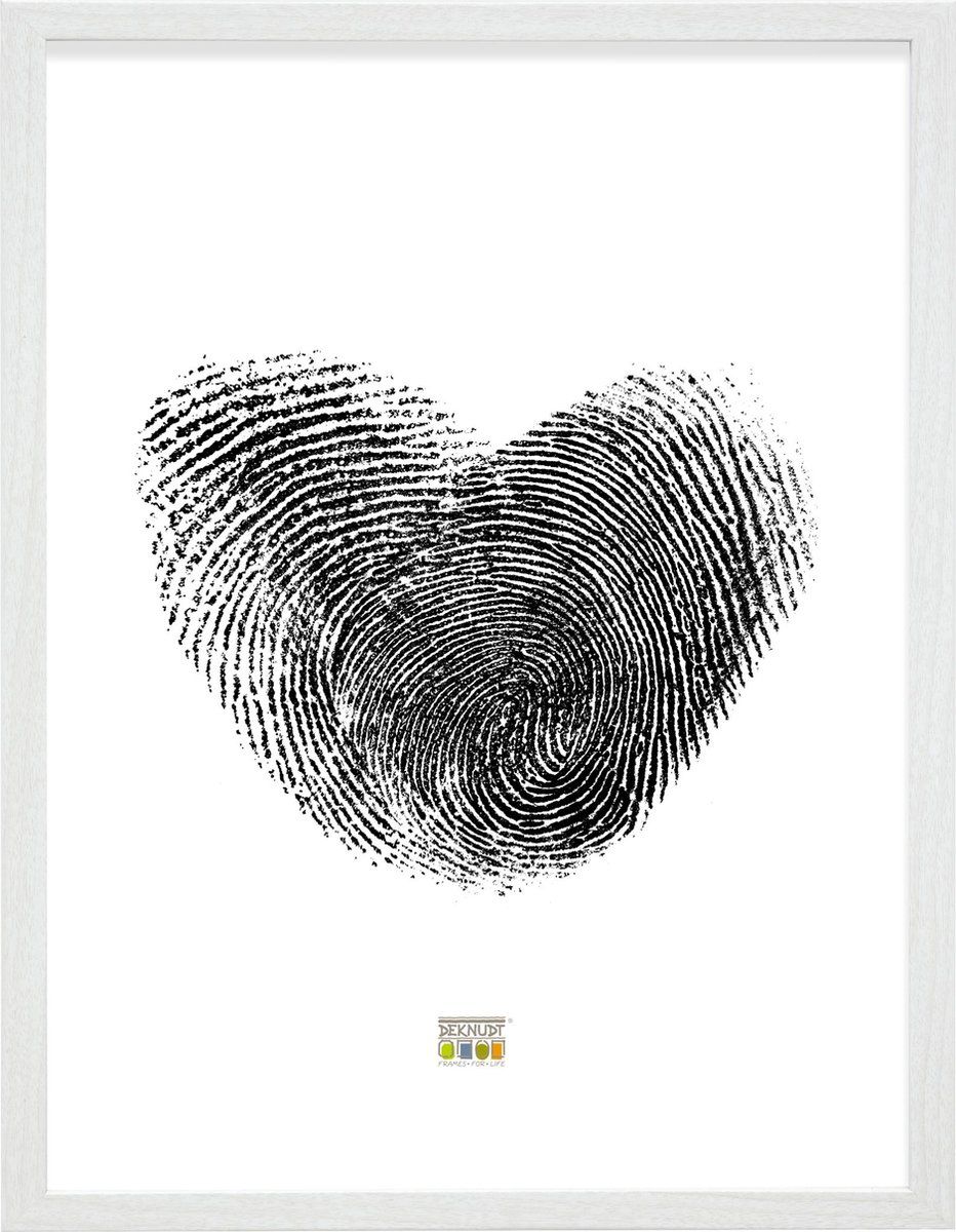 Deknudt Frames Fotolijst - Wit - S44CF1 - Voor foto: 40x50 cm