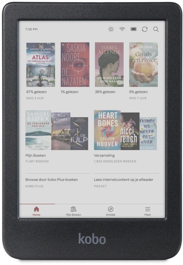 Kobo Clara Colour - eReader - 6"E Ink Kaleido 3 - Zwart