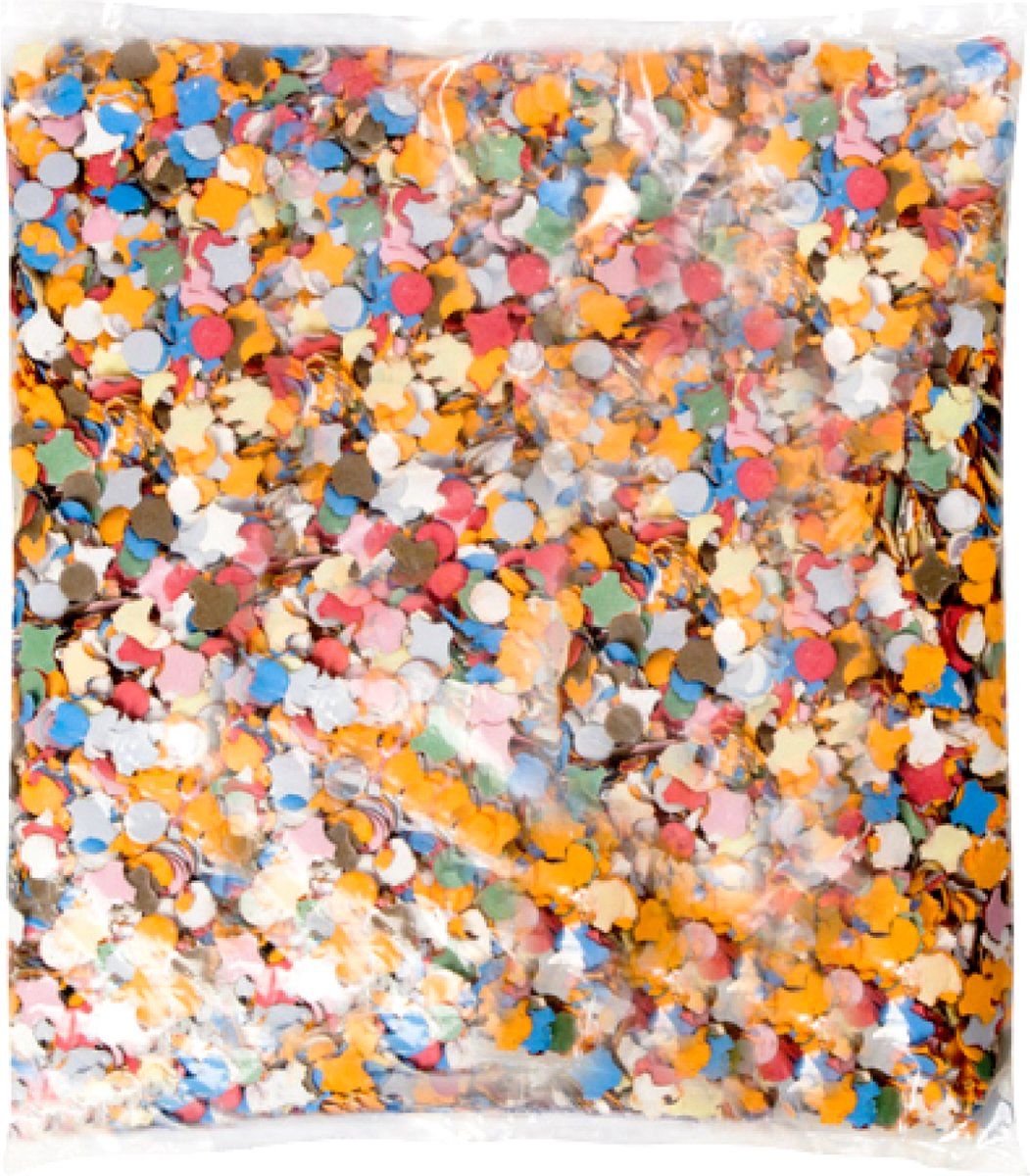 Boland - Zak confetti 100 g - Multikleur - Verjaardag