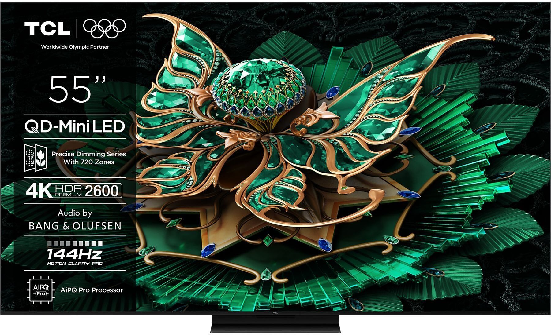 TCL 55Q7C - Ultra HD TV - QLED Mini LED 4K HDR - Zwart