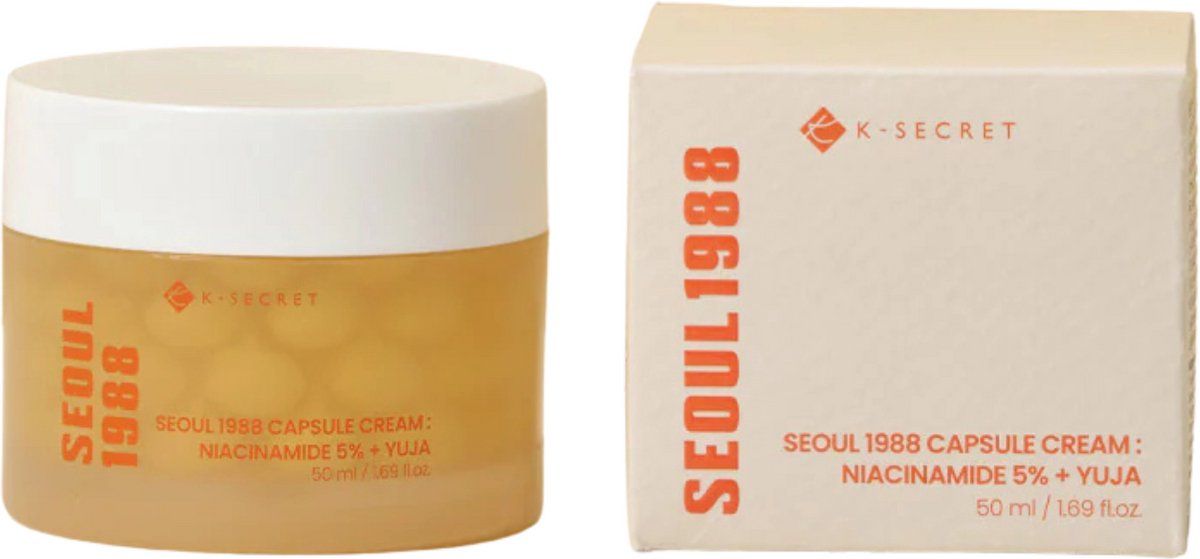 K-Secret Seoul 1988 - Dagcrème Capsule - Niacinamide 5% + Yuja - 50 Ml