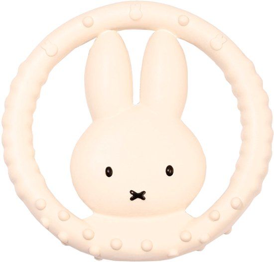 Nijntje Bijtring - Natuurlijk Rubber - Veilig voor Baby's - Creme Beige