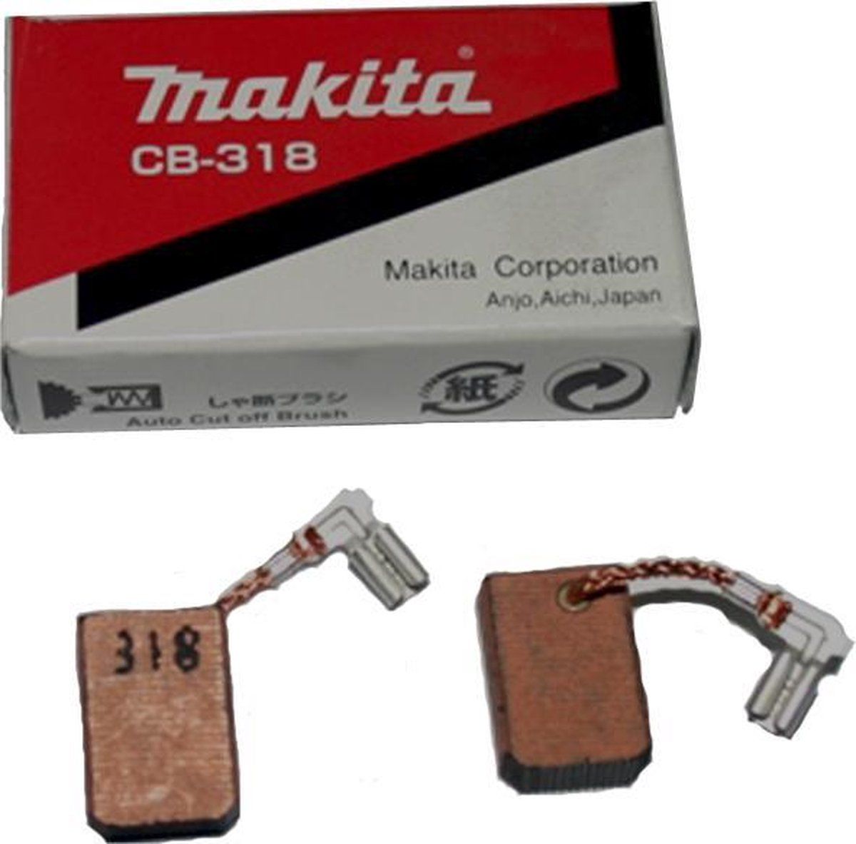 Makita Cb 318 - Koolborstel Set - 2 Stuks (2 Stuks)