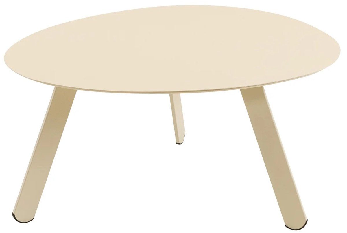Les Tiki - Bijzettafel 74x60x35, 5 Cm - Industrieel Design - Crème