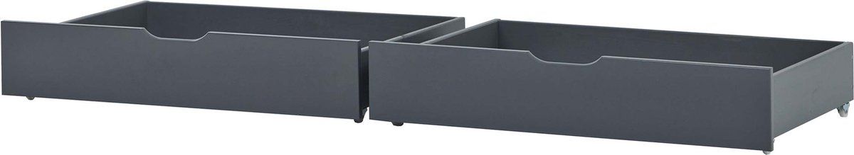 Hoppekids Ladekast Voor Bedden Van 70x190cm En 90x200cm, Smoked Pearl