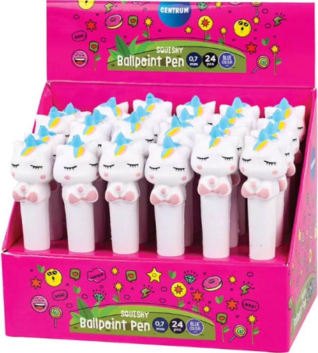 Centrum 24 Balpen Unicorn Squishy