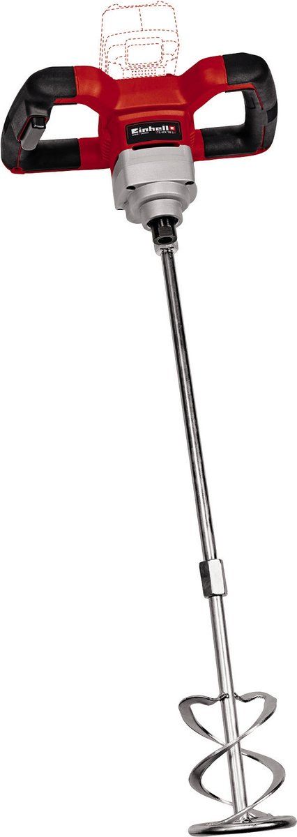 Einhell TE-MX 18 Li Solo - Accu Verf-/Mortelmenger - 18 V/Li-Ion - 0-620 t/min - M14 aansluiting - Incl. mengstaafØ100 mm