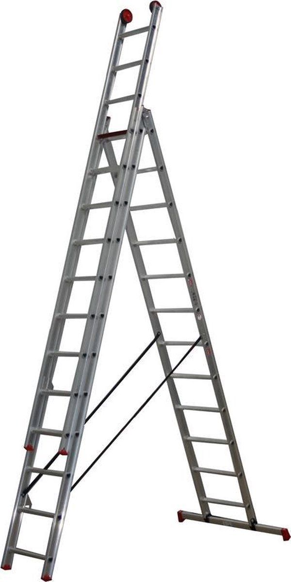 Altrex All Round - 3-delige Reformladder - Werkhoogte 8.45m - Max. belastbaarheid 150kg