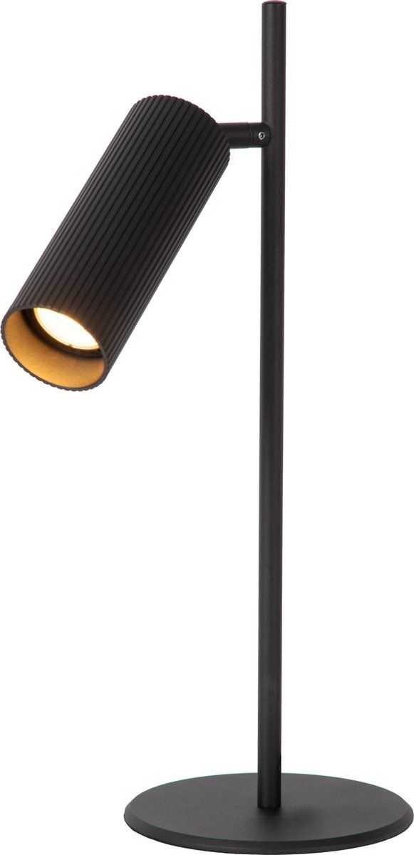 Lucide Clubs - Bureaulamp - Draaibaar En Kantelbaar - Zwart