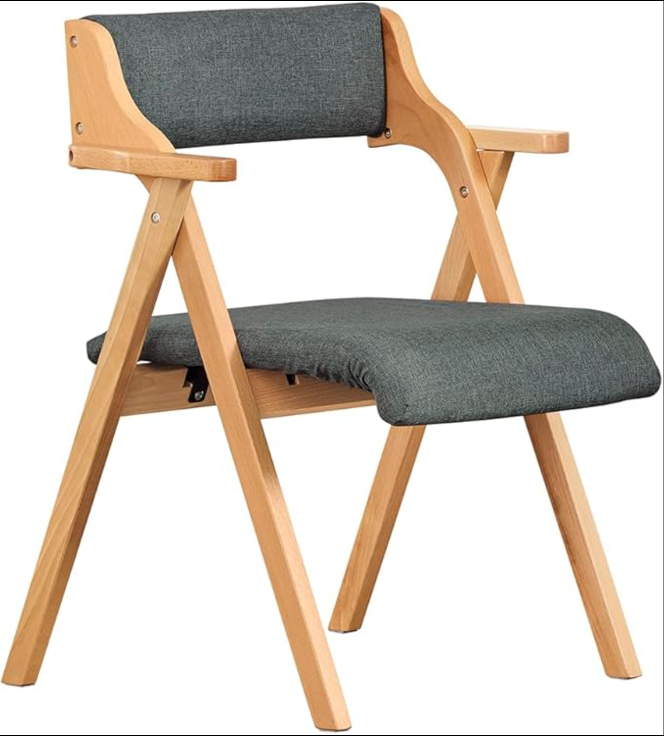 SoBuy Opvouwbare Klapstoel Met Zitkussen– Comfortabele Dining Stoel Voor Binnen&Buiten–